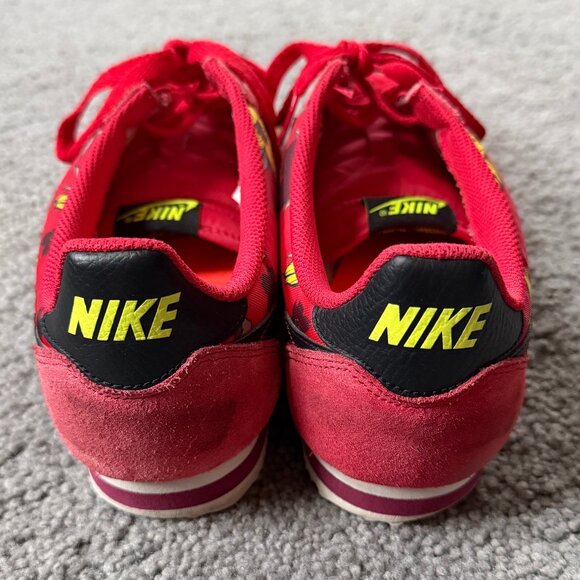 Nike Classic Cortez Nylon QS "Aloha Pack" Sneakers - Men's Sz 10 1/2 - Univ. Red - Picture 4 of 12